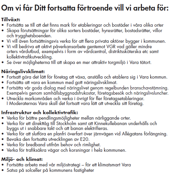   Nu forts&auml;tter vi utveckla Vara tillsammans